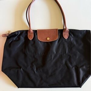Longchamp Black Le Pliage Original Tote Bag